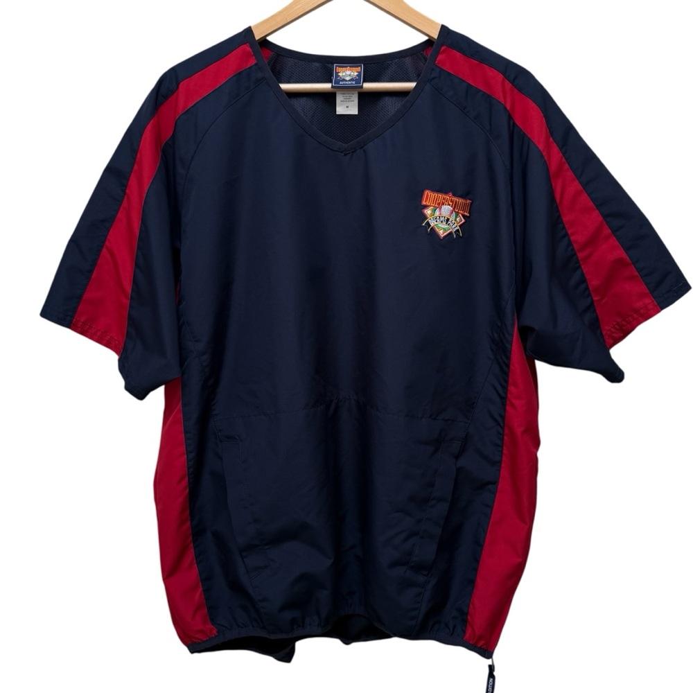 Cooperstown Dreams Park Windbreaker Baseball Pullover Short Sleeve